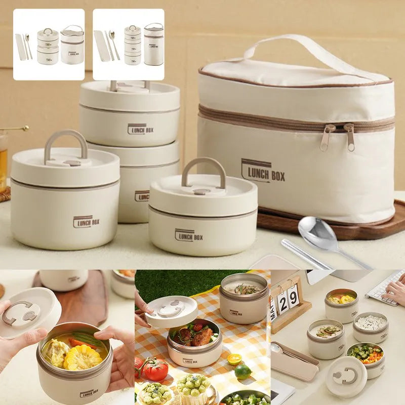 ودّع البلاستيك والماكلة الباردة… Lunch Box الإينوكس يخلي وجبتك سخونة وين ما تكون!