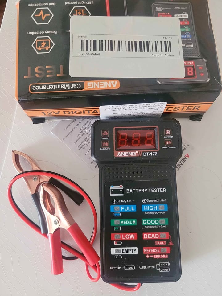 جهاز فحص البطارية (Testeur de batterie 12v)