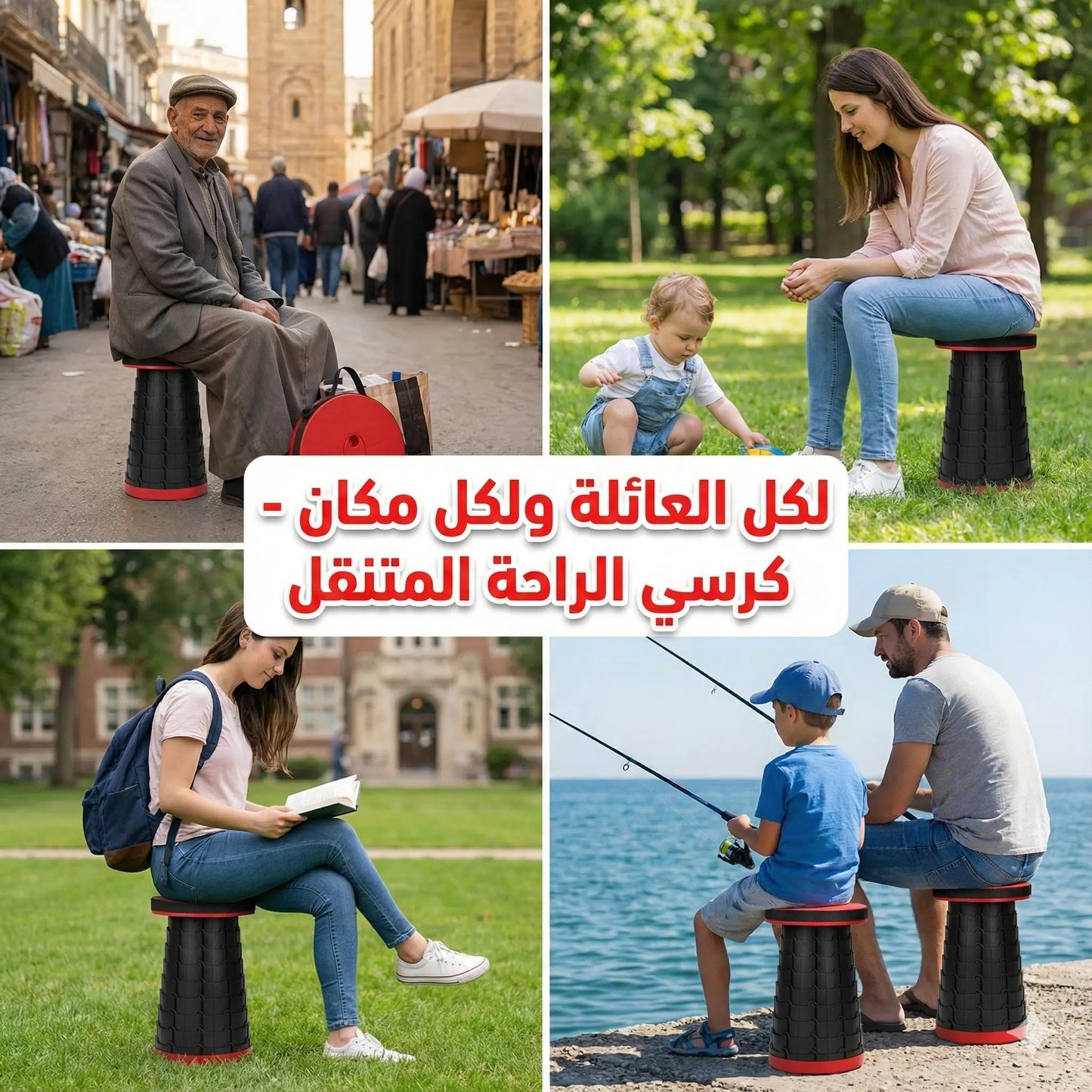 الكرسي الذكي القابل للطي